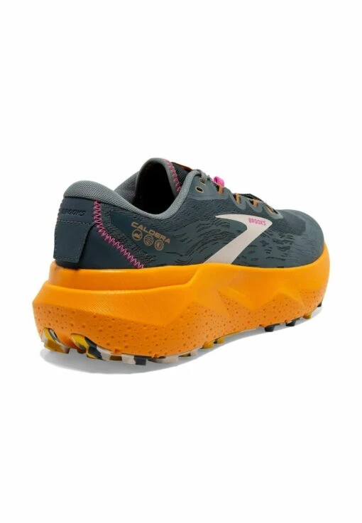 BROOKS Caldera 6 - Trail Hardloopschoenen - Slate Cheddar Silver Gray - Afbeelding 4