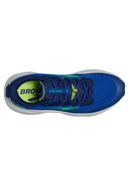 BROOKS Caldera 6 - Trail Hardloopschoenen - Blue Surf The Web Green - Afbeelding 3