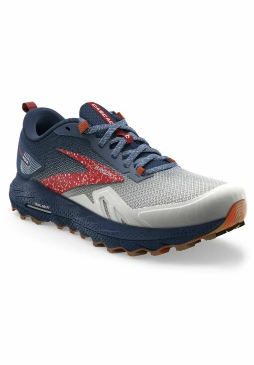 BROOKS Cascadia 17 - Trail Hardloopschoenen - White Navy Bittersweet - Afbeelding 2