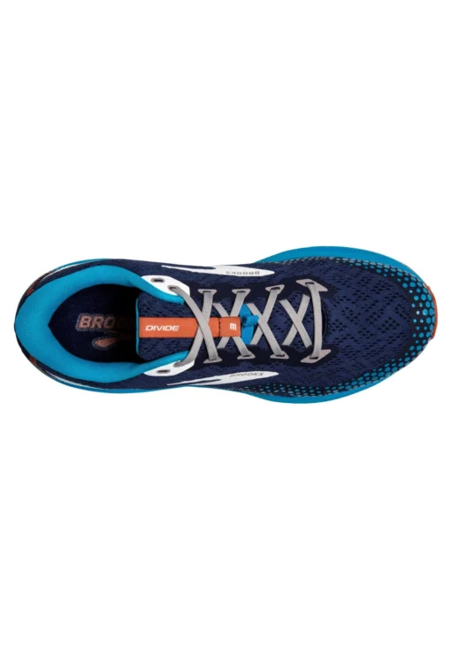 BROOKS Divide 3 - Trail Hardloopschoenen - Peacoat Atomic Blue Rooibos - Afbeelding 3