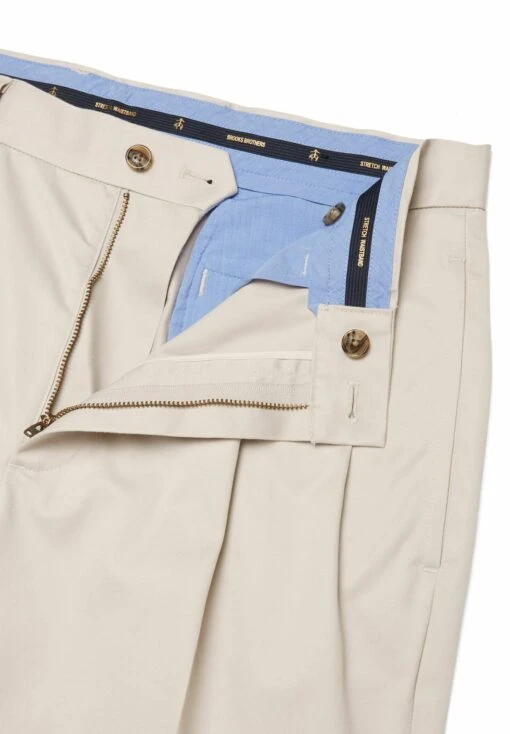 Stretch- Shorts - Light Beige - Afbeelding 2
