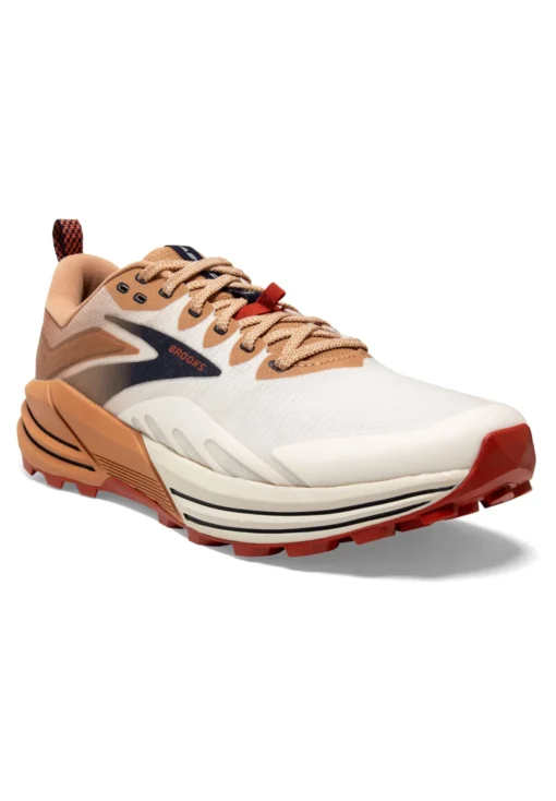 BROOKS Cascadia 16 - Trail Hardloopschoenen - White Biscuit Rooibos - Afbeelding 2
