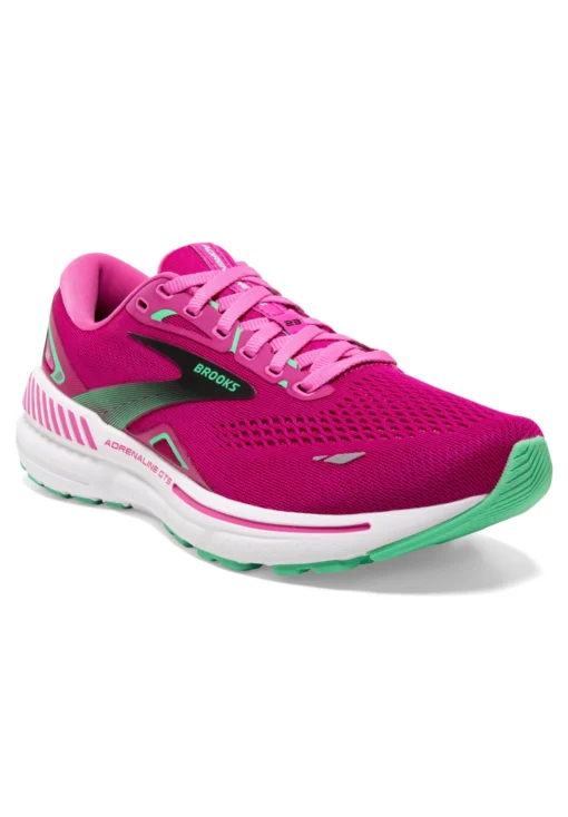 BROOKS Adrenaline Gts 23 - Stabiliteit Hardloopschoenen - Pink Festival Fuchsia Black - Afbeelding 2