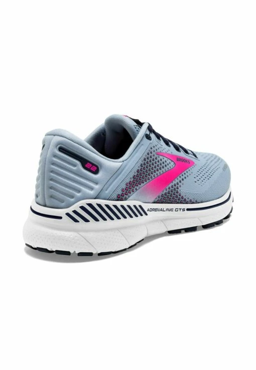 BROOKS Adrenaline Gts 22 - Stabiliteit Hardloopschoenen - Kentucky Blue Peacoat Pink - Afbeelding 4