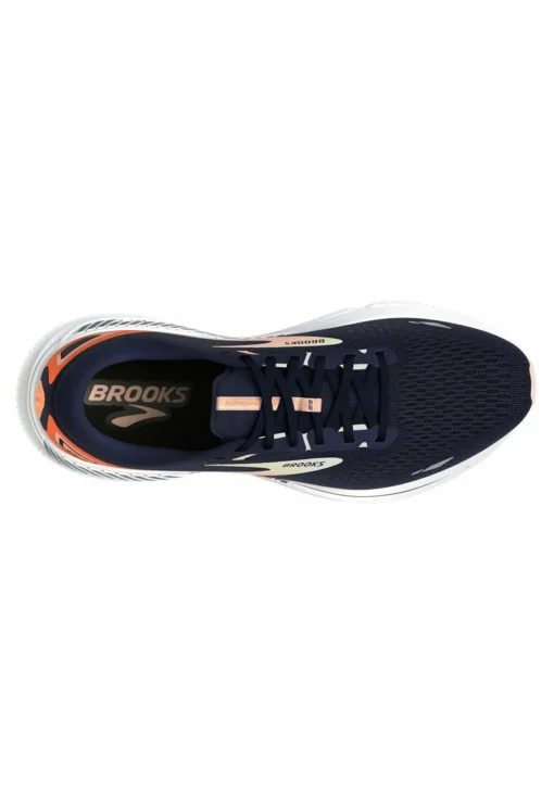 BROOKS Adrenaline Gts 23 - Stabiliteit Hardloopschoenen - Peacoat Tangerine Peach - Afbeelding 3