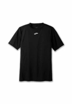 BROOKS High Point Short Sleeve - T-Shirt Basic - Black -Mode Kleding Winkel d7b41a9fba8d4bcbbc290ae6e4f76c06