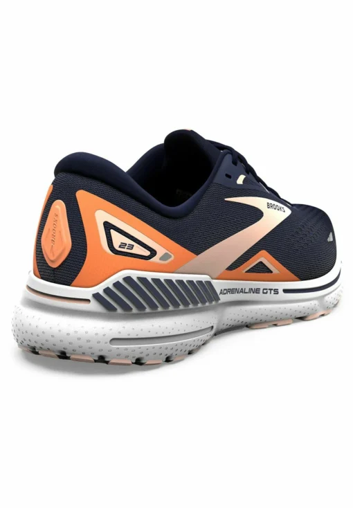 BROOKS Adrenaline Gts 23 - Stabiliteit Hardloopschoenen - Peacoat Tangerine Peach - Afbeelding 4