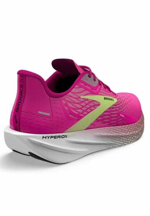 BROOKS Hyperion Max - Hardloopschoenen Neutraal - Pink Glo/Green/Black - Afbeelding 4