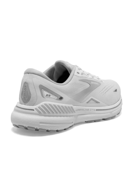 BROOKS Adrenaline Gts 23 - Stabiliteit Hardloopschoenen - White Oyster Silver - Afbeelding 4