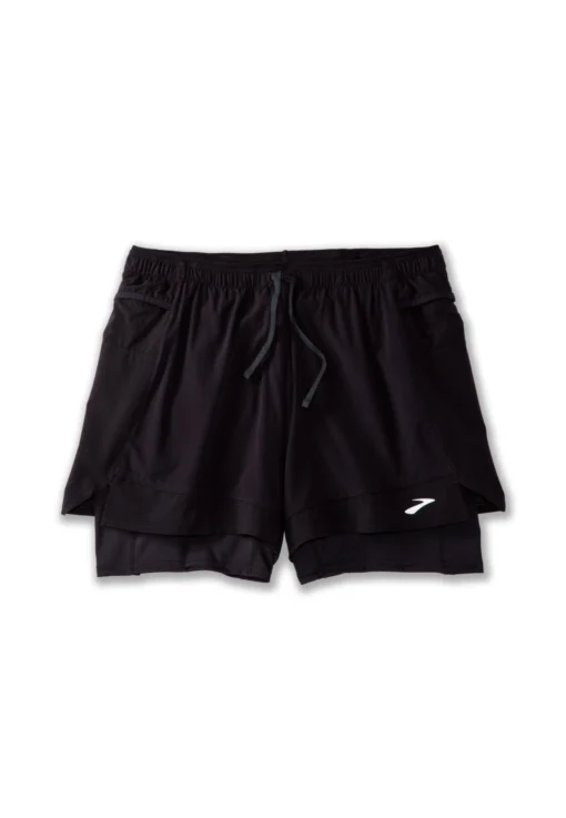 BROOKS High Point 3" 2-In-1 Short - Korte Broeken - Black - Afbeelding 8