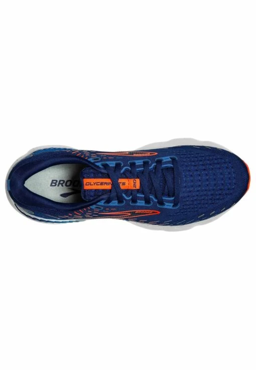 BROOKS Glycerin Gts 20 - Stabiliteit Hardloopschoenen - Blue Depths Palace Blue Orange - Afbeelding 3