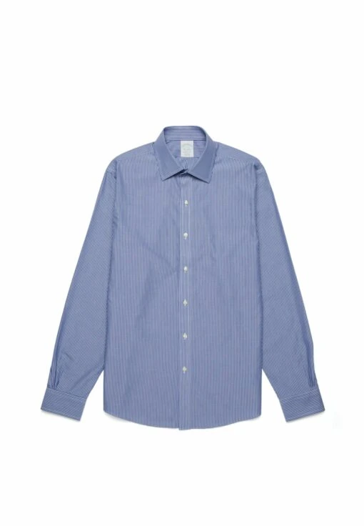 Milano Non-Iron Ainsley Collar - Overhemd - Blue