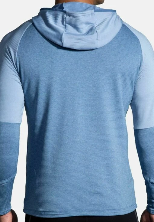 BROOKS Thermal Hoodie 2.0 - Longsleeve - Heather Dusk Dawn - Afbeelding 2