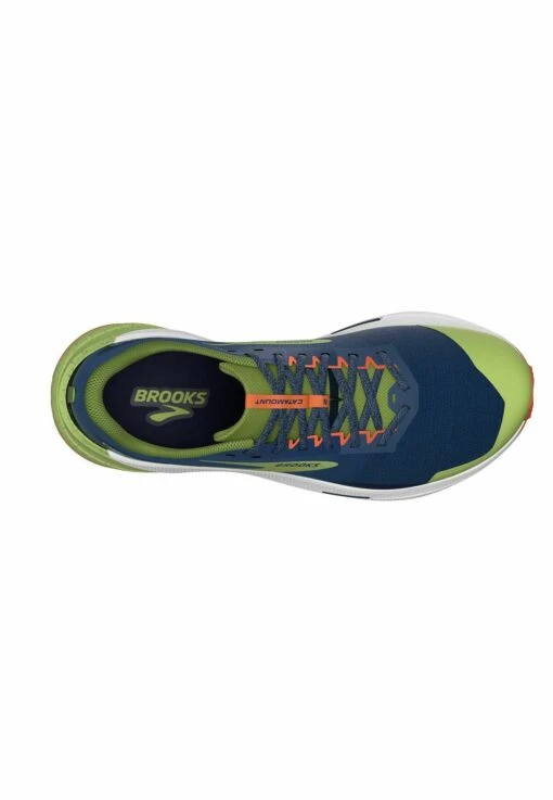BROOKS Catamount 2 - Trail Hardloopschoenen - Navy Firecracker Sharp Green - Afbeelding 3