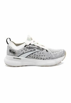BROOKS Glycerin Stealthfit 20 - Hardloopschoenen Neutraal - White Black Cream