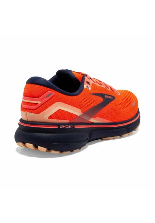 BROOKS Ghost 15 - Hardloopschoenen Neutraal - Coral Navy Peach - Afbeelding 4