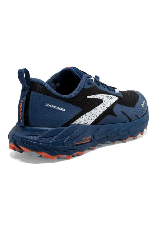 BROOKS Cascadia 17 Gtx - Trail Hardloopschoenen - Black/Blue Firecracker - Afbeelding 3